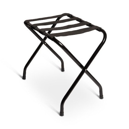 Luggage Rack Black Metal, Finish Without